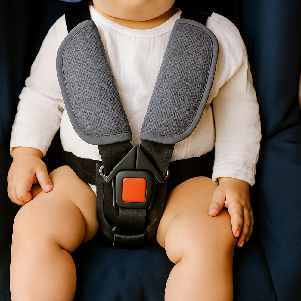 BowLift | Baby Car Seat Cushion Pad Soft Breathable Safety Support Harness