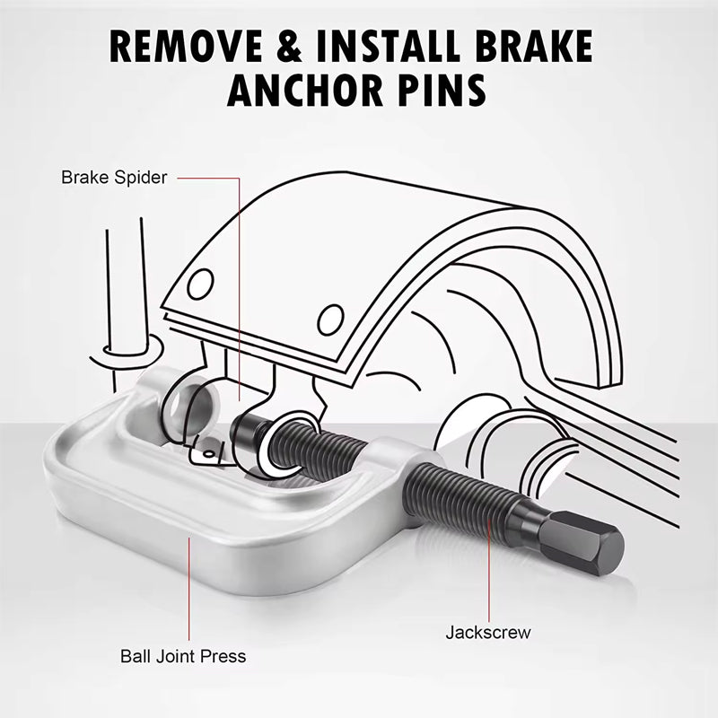 BowLift | 10 Pcs Heavy Duty Ball Joint Press Removal Tool Remover Installer Tool Ball Joint Service Press U Joint Removal Kit
