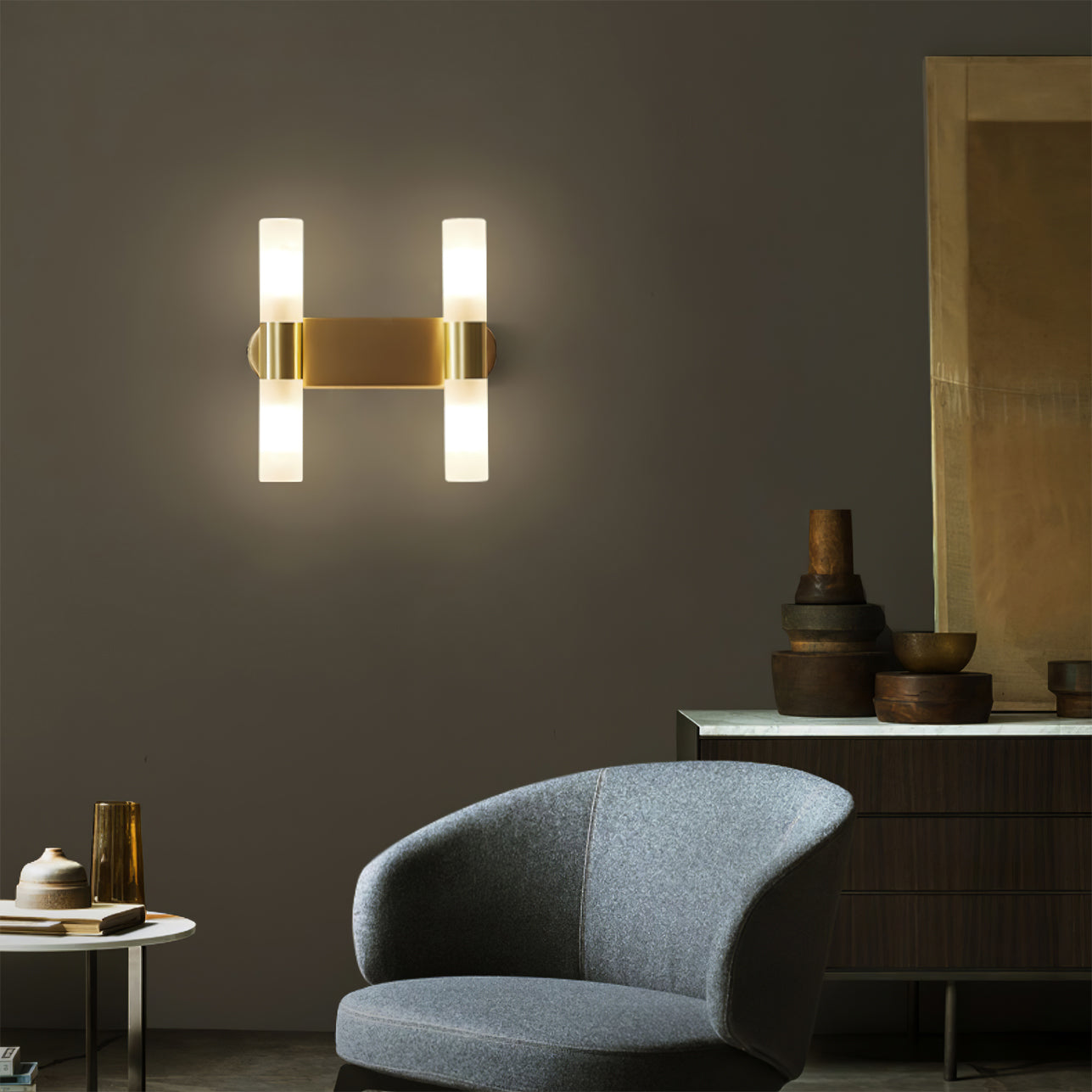 BowLift | CylindraGlow – Chic Cylindrical Wall Lamp for Timeless Ambience
