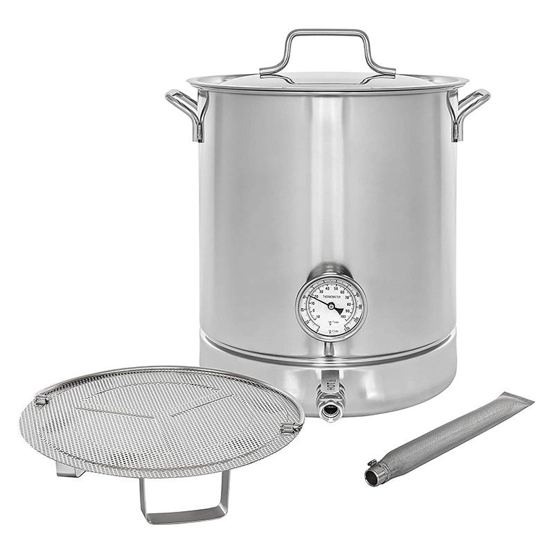 BowLift | 16 Gallon Brewing Tank Home Beer Brewing Tank Portable Outdoor Wine Storage Tank Small Fermentation Equipment Beer Brewing Keg