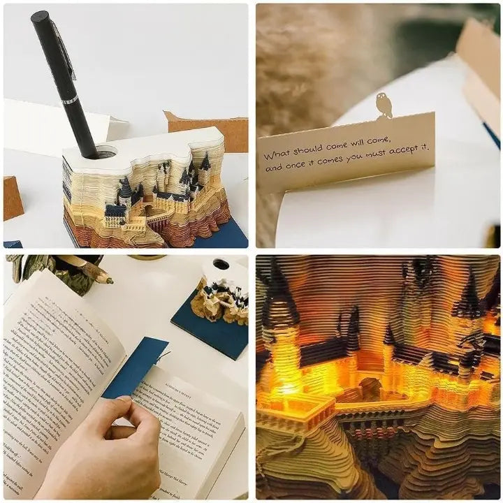BowLift | Illuminated 3D Castle Notebook