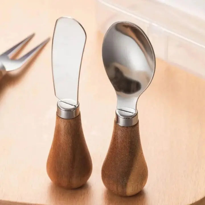 BowLift | Cutlery set made of stainless steel in handy size – fork, spoon, and knife
