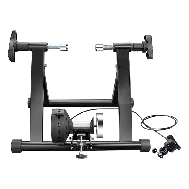 BowLift | Exercise Bike Trainer - Indoor Bicycle Training Stand With Quiet 5-Level Magnetic Resistance and Front Wheel Riser Block