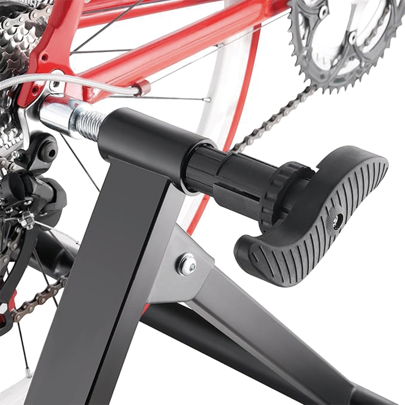 BowLift | Exercise Bike Trainer - Indoor Bicycle Training Stand With Quiet 5-Level Magnetic Resistance and Front Wheel Riser Block