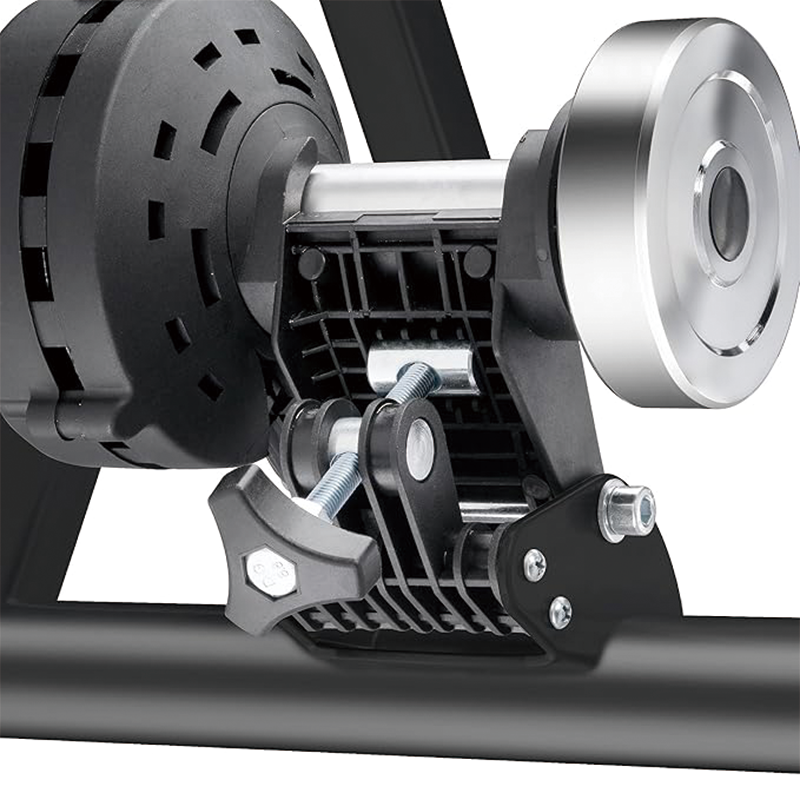 BowLift | Exercise Bike Trainer - Indoor Bicycle Training Stand With Quiet 5-Level Magnetic Resistance and Front Wheel Riser Block