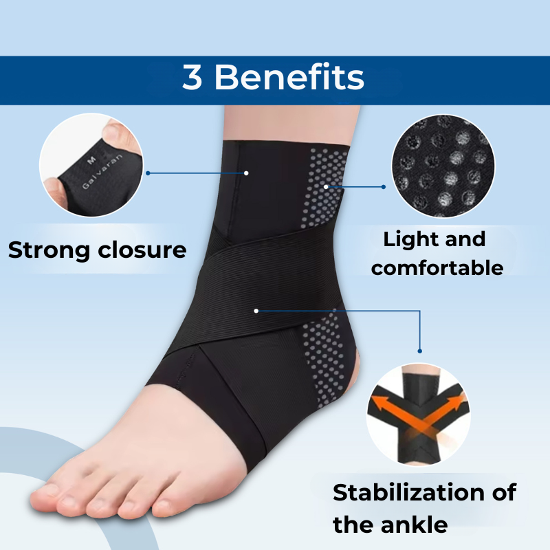 BowLift | Ankle Support Brace | Lightweight, Comfortable & Designed for Athletes in Sports Shoes