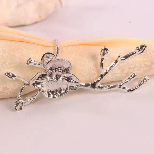 BowLift | Bird & Flower Napkin Rings - 4 Pieces