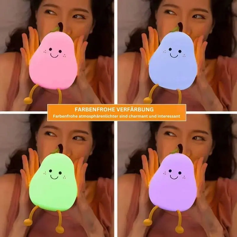 BowLift | Pear-shaped night light made of silicone