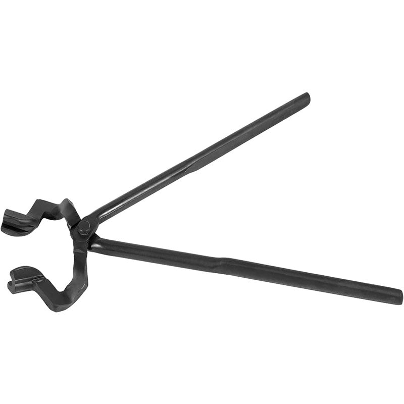 BowLift | 16"Z- V-Bit Style Tongs Blacksmith Tongs Z-Jaw Offset Knife Making Tongs Blacksmith for Beginner and Seasoned Blacksmiths Bladesmiths and Craftsmen