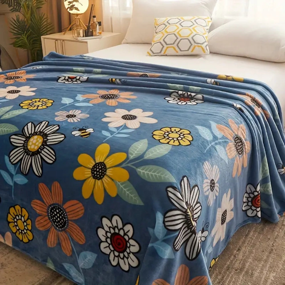 BowLift | Bloombee Retro Floral Soft Blanket