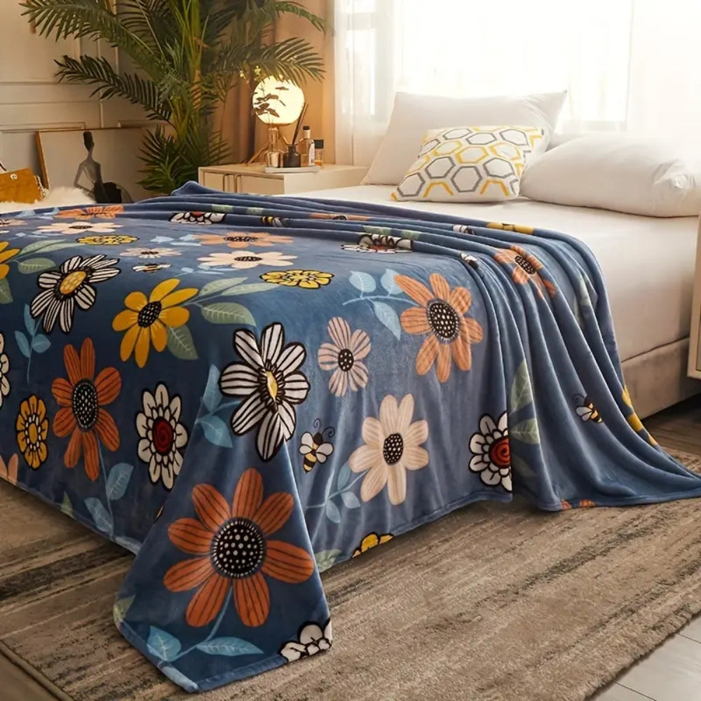 BowLift | Bloombee Retro Floral Soft Blanket