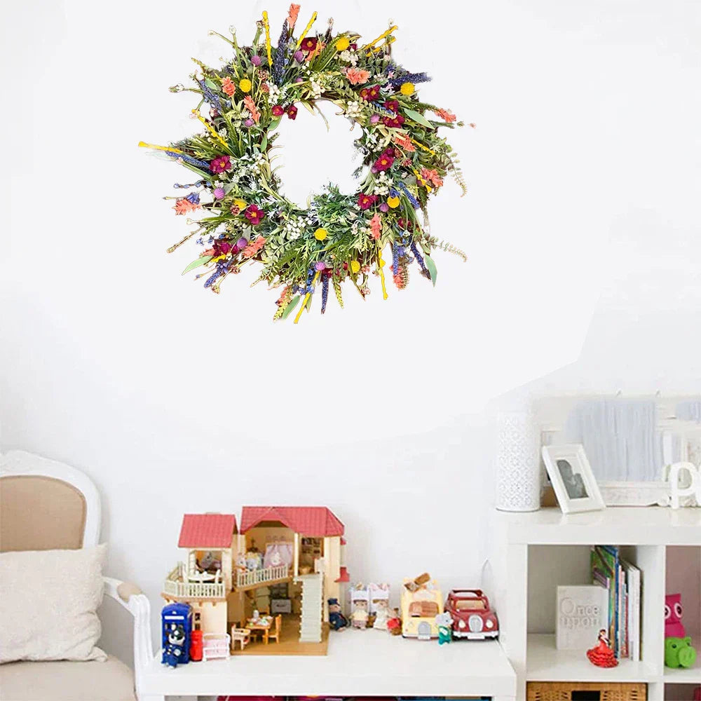 BowLift | Bloomora – Handcrafted Lifelike Door Wreath with Seasonal Floral Arrangement