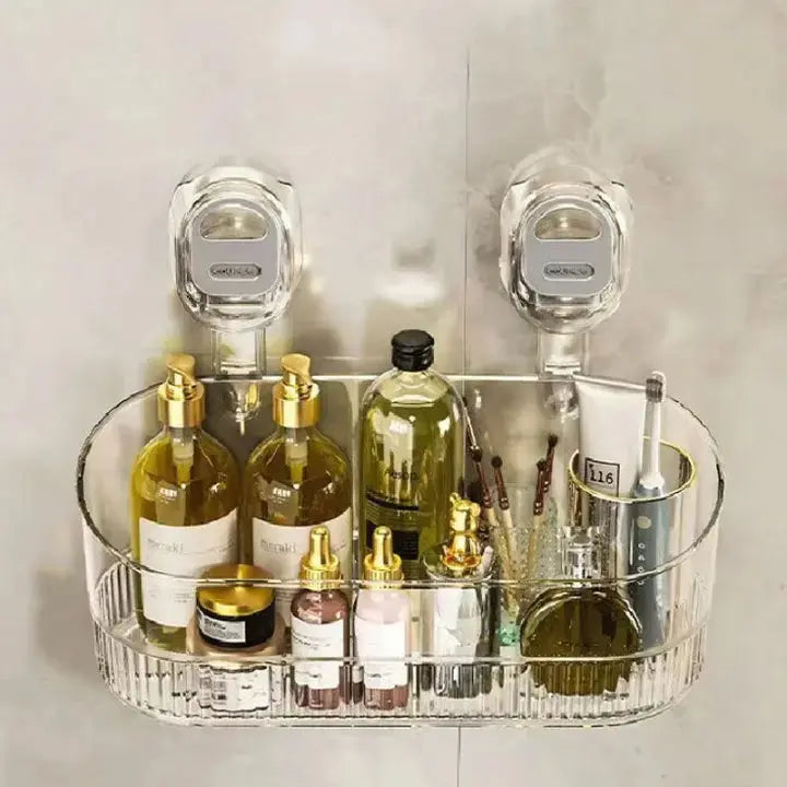 BowLift | Drill-free suction cup bathroom storage box