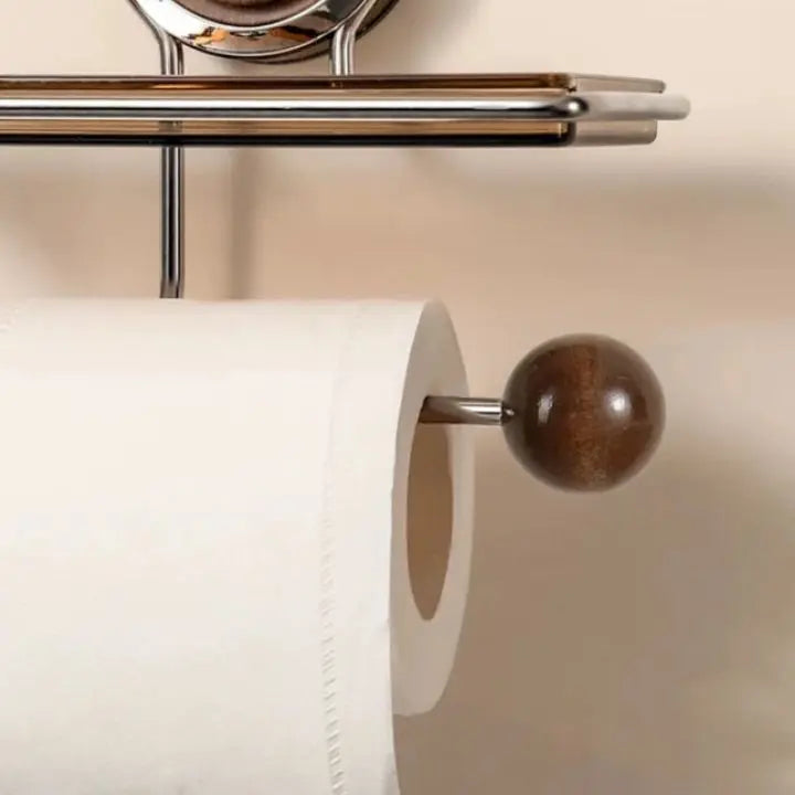 BowLift | Drill-free toilet paper holder made of stainless steel