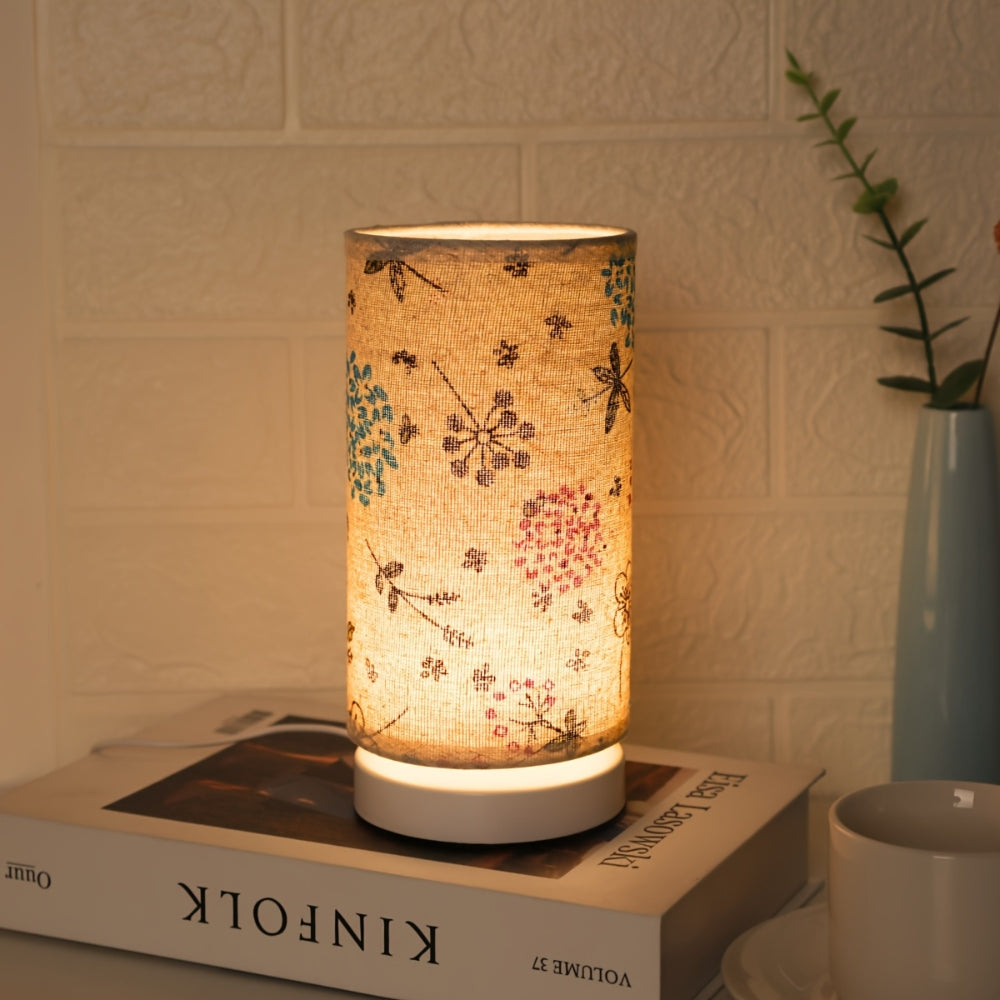 BowLift | Botanical Floral Fabric Lighting Table Lamp