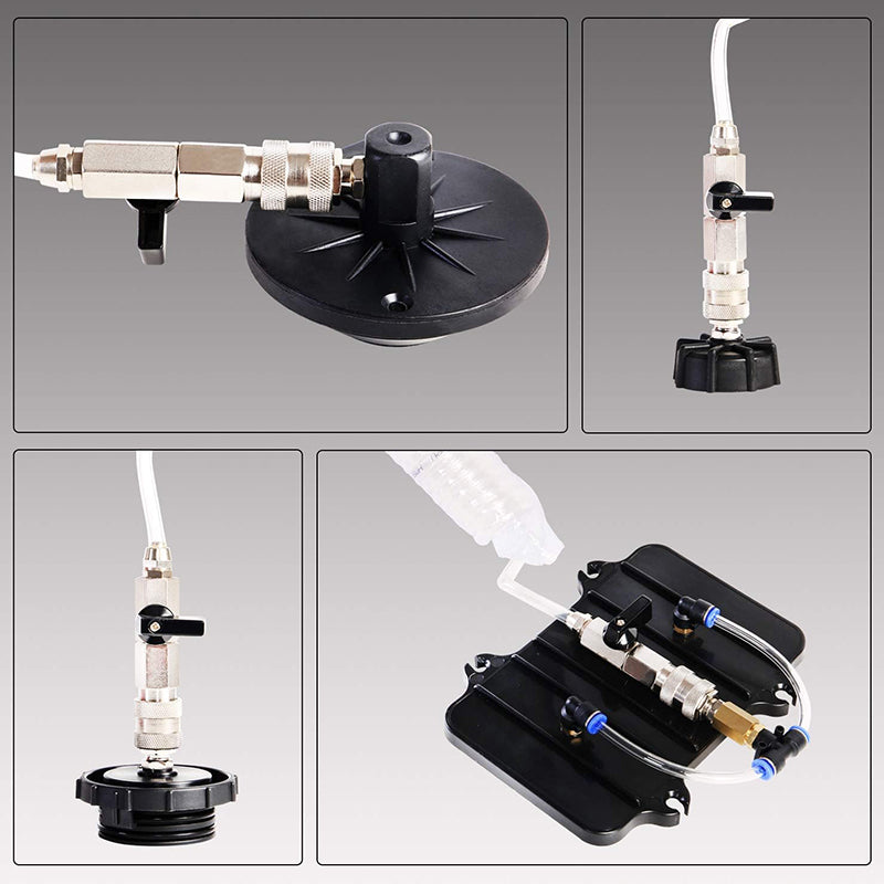 BowLift | Brake Bleeder Kit Pneumatic Pressure Brake Clutch Fluid Bleeding Tool Set Air Power Pressurized Oil Change Bleeder Machine