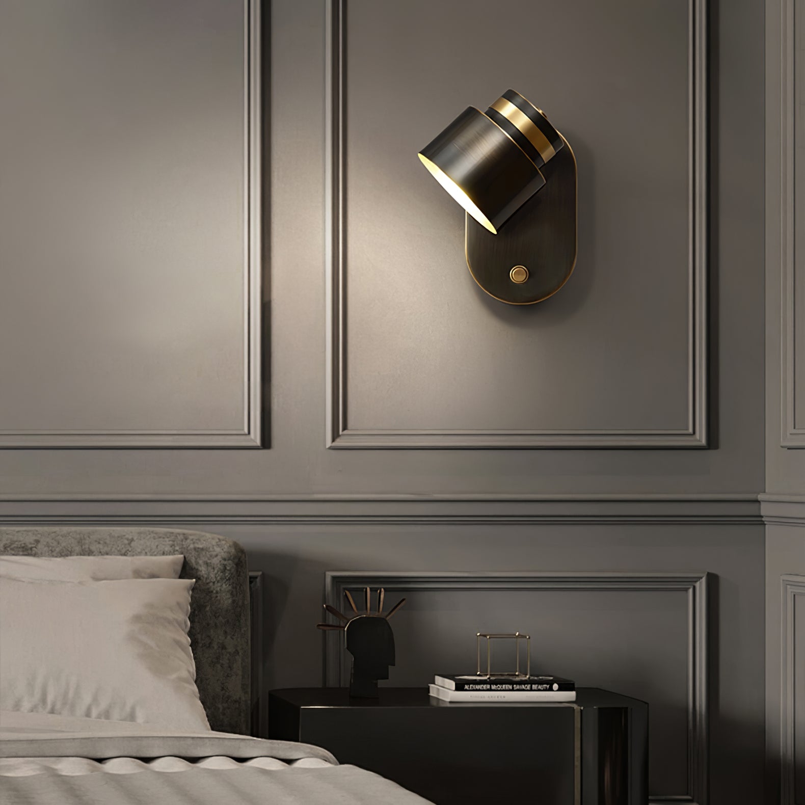 BowLift | ShadowGlow - Glossy Wall Sconce