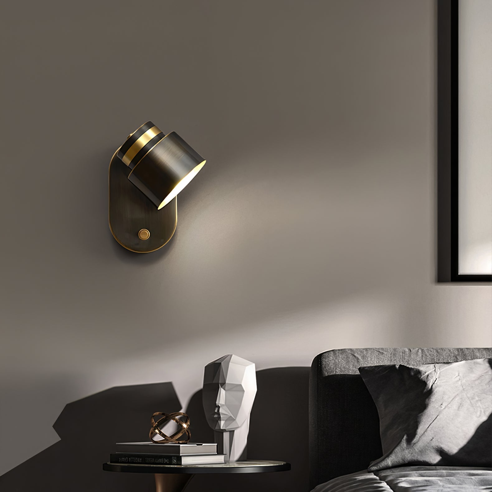 BowLift | ShadowGlow - Glossy Wall Sconce