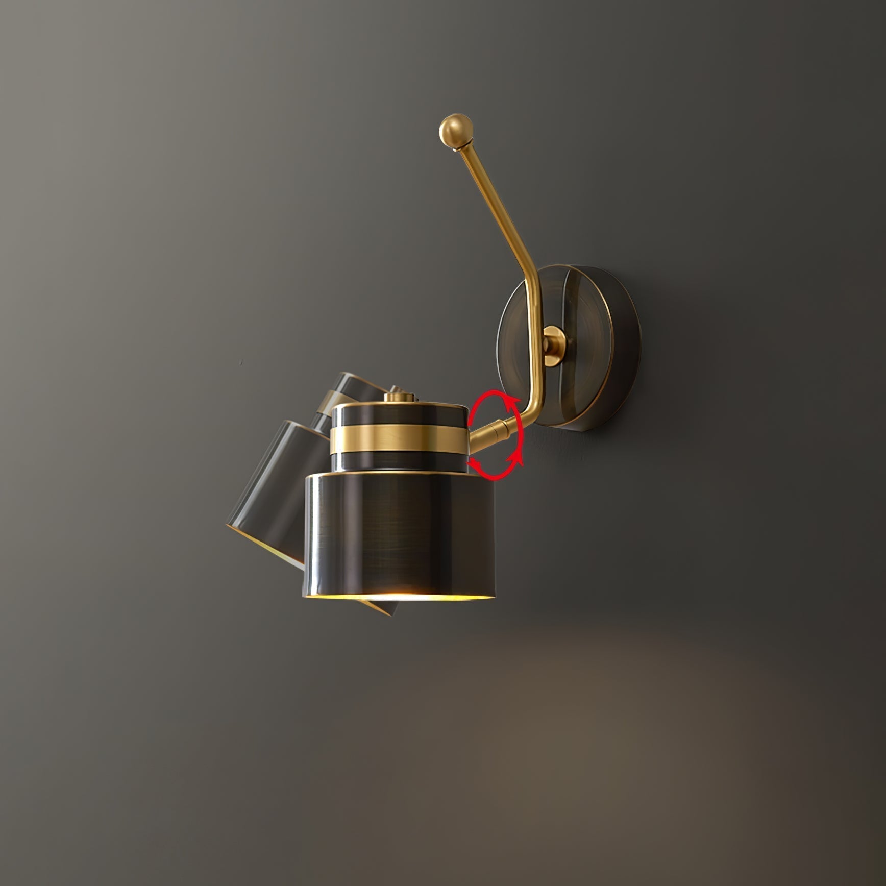 BowLift | ShadowGlow - Glossy Wall Sconce