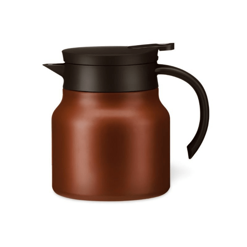 BowLift | Insulated teapot with stainless steel strainer & ceramic for hot or cold tea