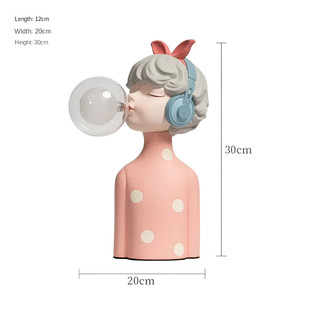 BowLift | BubbleFairies Table Lamp – Enchanting Quartet Cartoon Girl Figurine Light