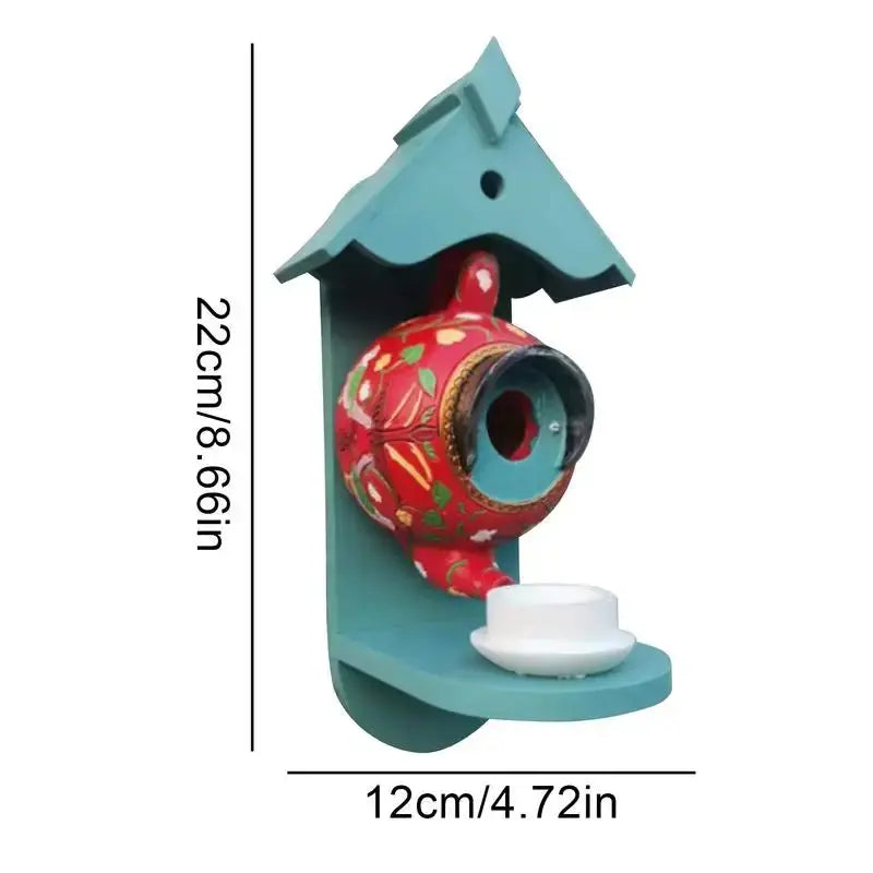 BowLift | Colorful Teapot Birdhouse