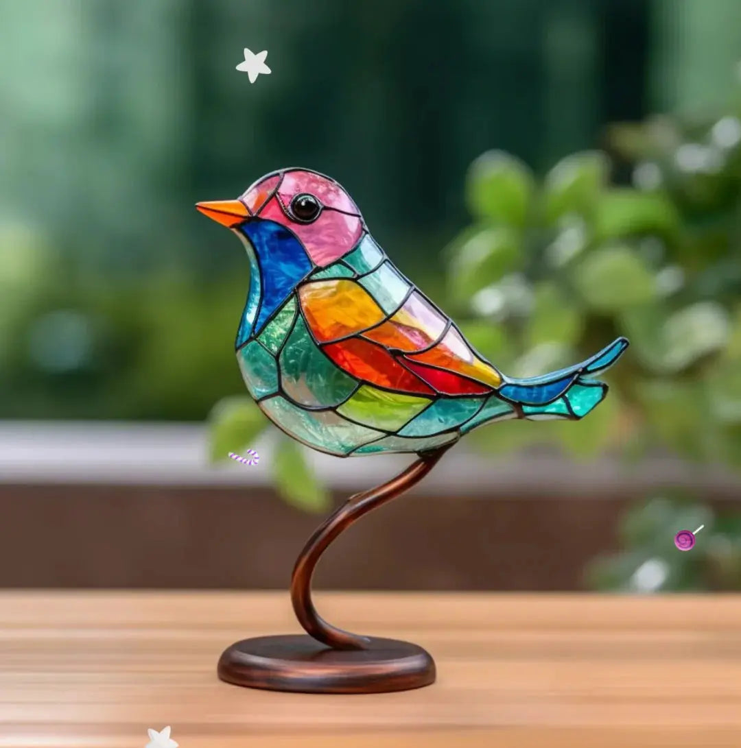 BowLift | Stained Glass Window Birds