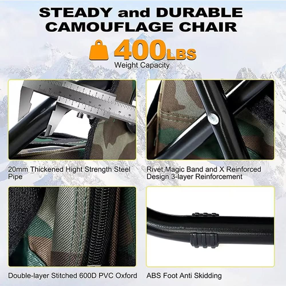 BowLift | 3-in-1 Backpack with Folding Chair & Cooler Compartment for Outdoor Adventures