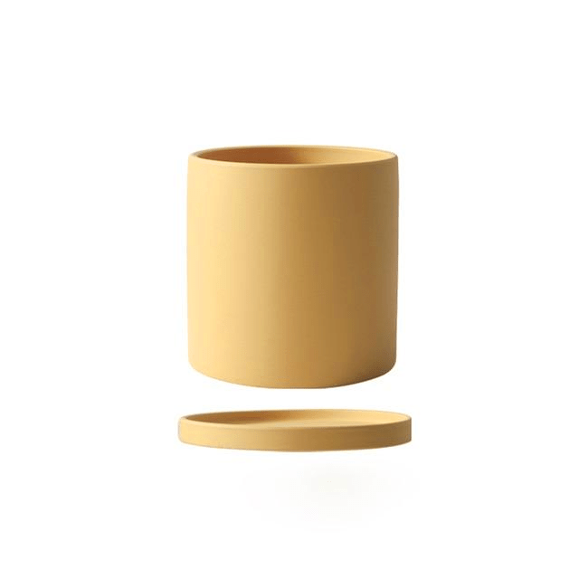 BowLift | Elegant flowerpot made of ceramic with saucer