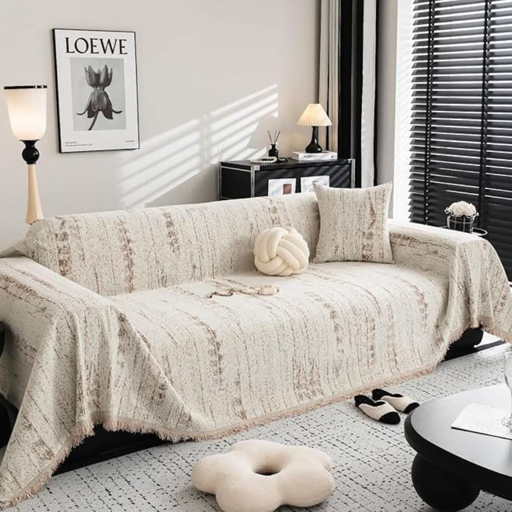 BowLift | Stylish Chenille Sofa Cover for Effortless Style