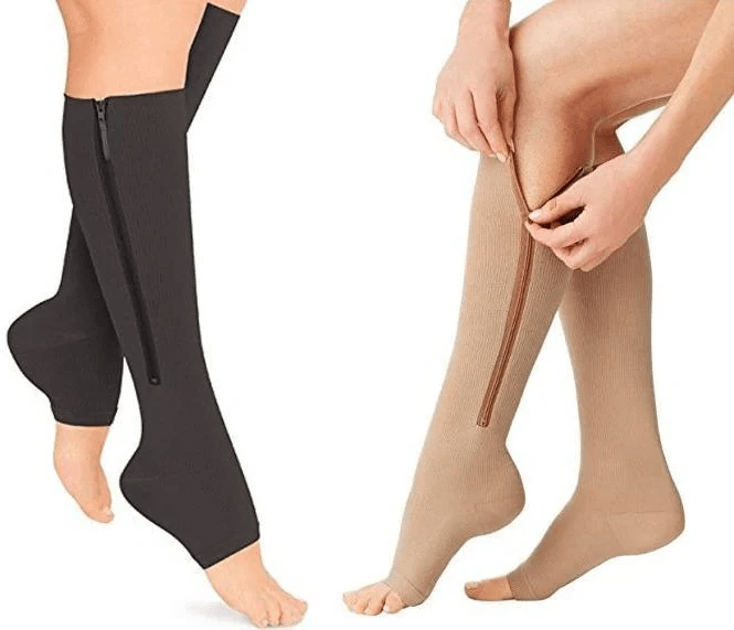BowLift | Compression Socks with Zipper for Support and Relief