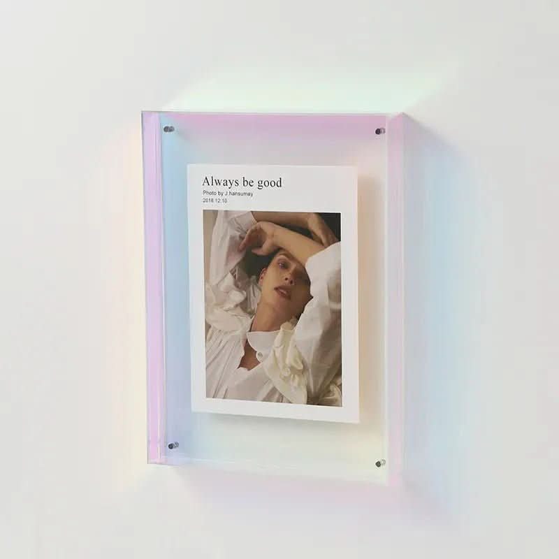 BowLift | Colorful Transparent Acrylic Photo Frame for Vivid Memories
