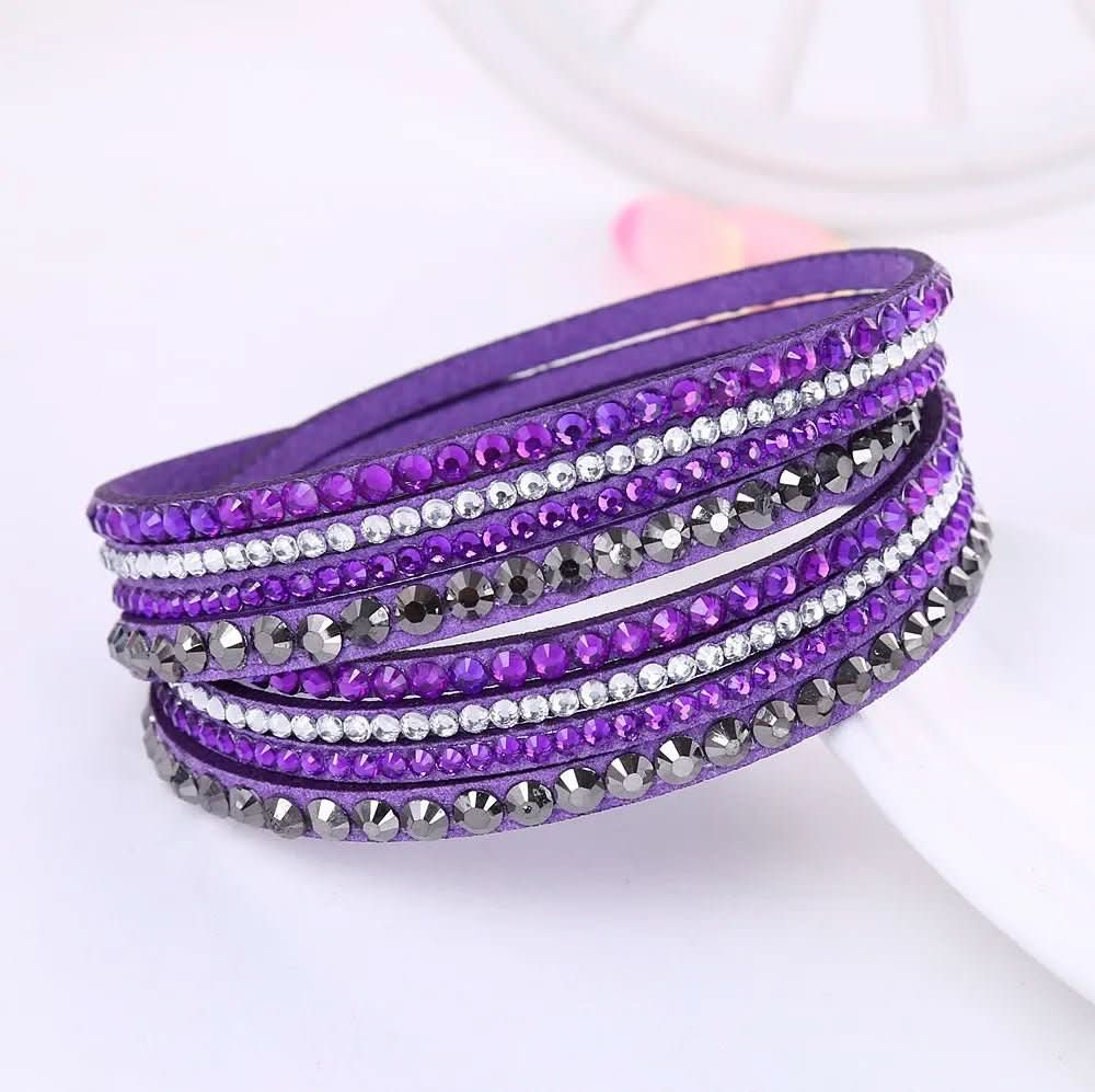 BowLift | Elegant Wrap Bracelet with Crystals for Women