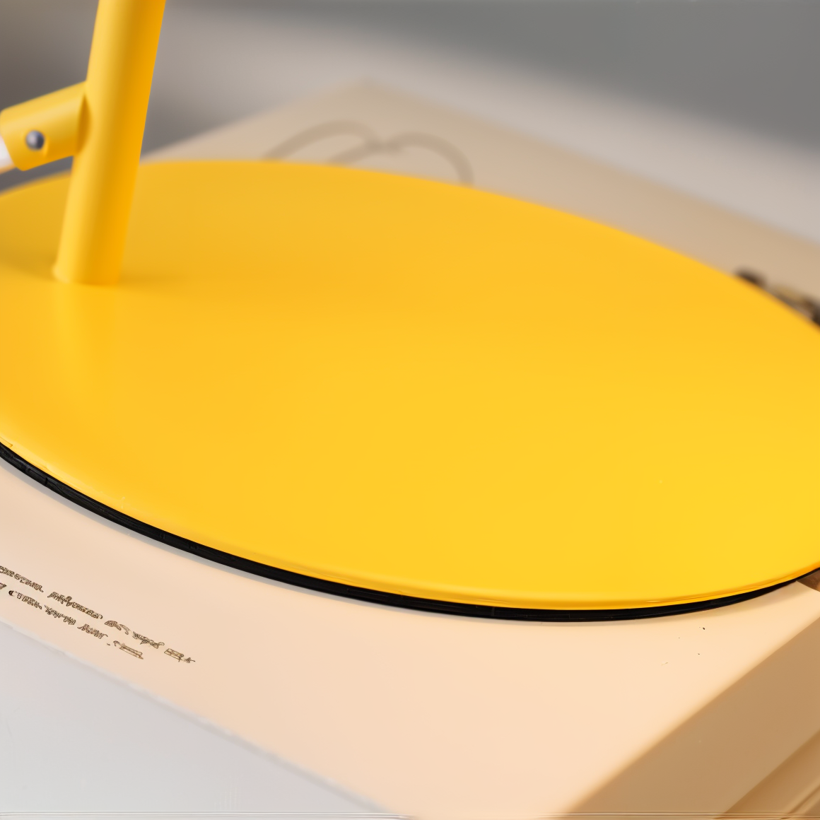 BowLift | Macaron Desk Lamp – Nordic Yellow Adjustable Table Lamp for Reading & Study