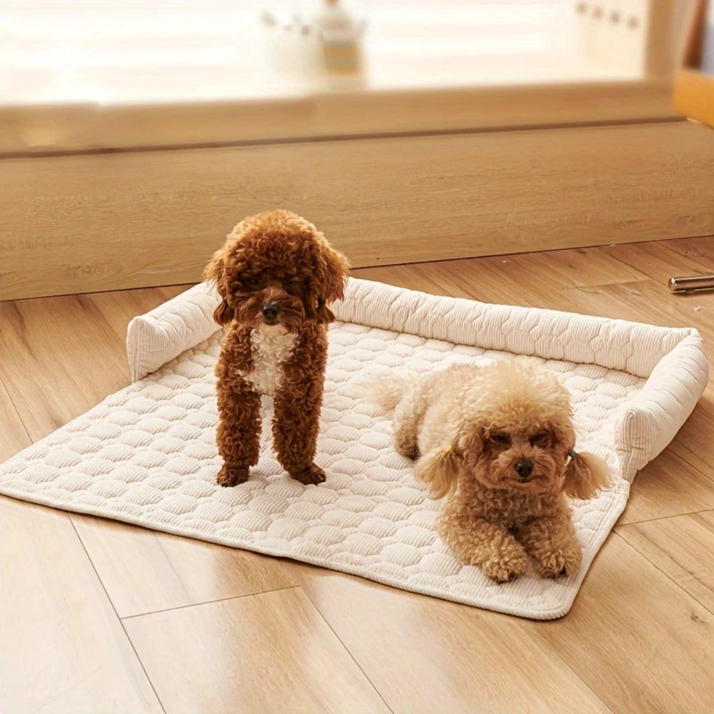 BowLift | Canine Non-Slip Bolster Pet Quilted Bed