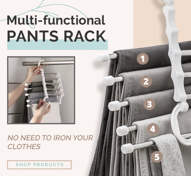 BowLift | HangMaster™ Effortless Pants Organizer