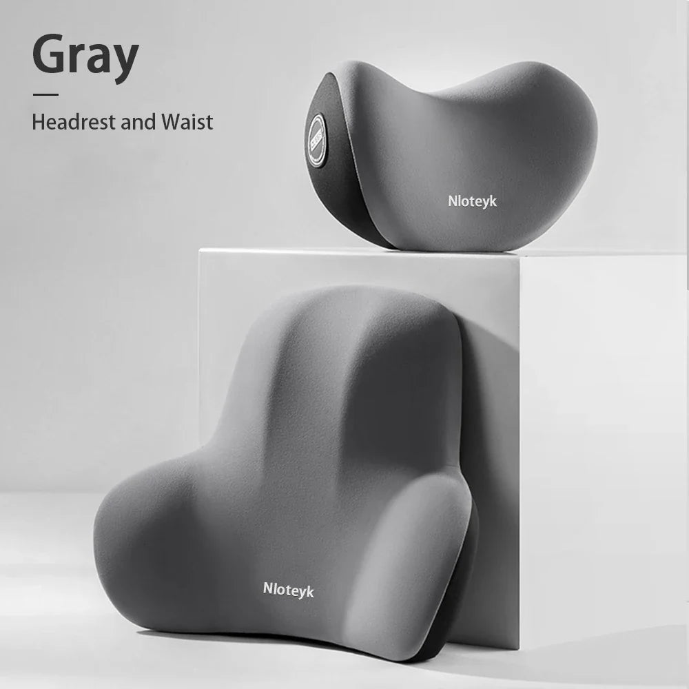 BowLift | Car Lumbar Support Back Cushion and Neck Pillow