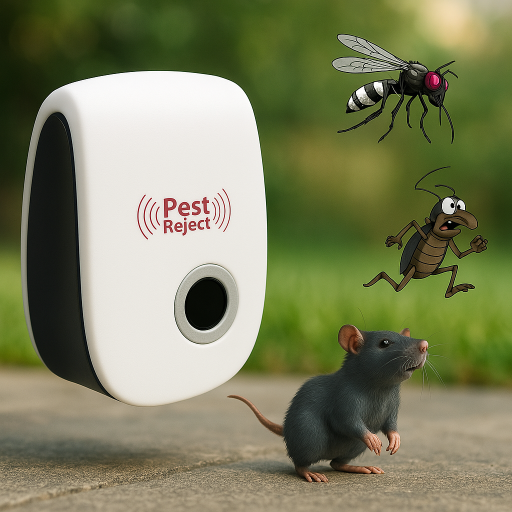 BowLift | Ultrasonic Rat Repeller Device - Effective Pest Control for Rodents in 48 Hours - Safe for Home & Garden Use