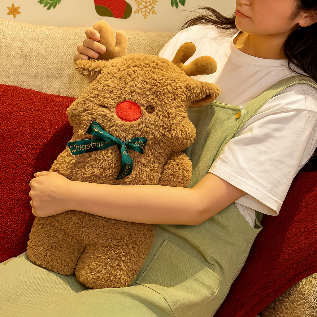 BowLift | Everjoy Plush Christmas Cushion – Festive Cuddle and Decorative Piece for Cozy Rooms