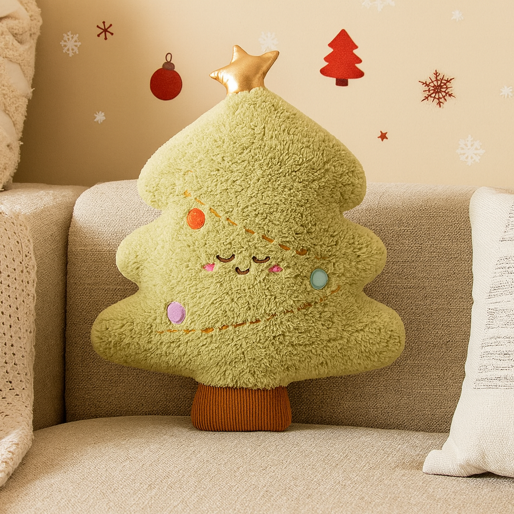 BowLift | Everjoy Plush Christmas Cushion – Festive Cuddle and Decorative Piece for Cozy Rooms