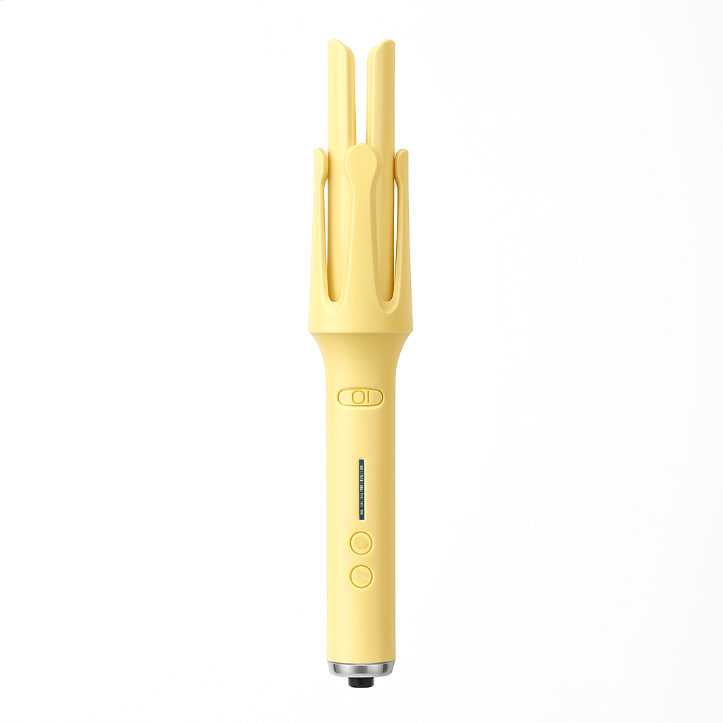 BowLift | 2 in 1 Rotating Ceramic Curling Wand, 1.26 in Automatic Hair Curler