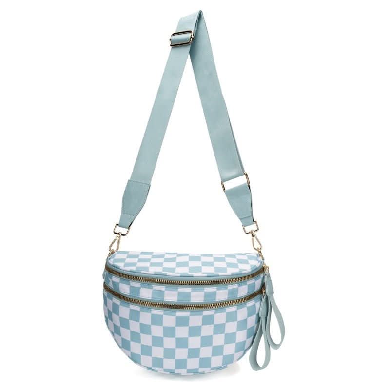 BowLift | Marella Avenue Crossbody Bag | Stylish Checkerboard Bag | Elegant Shoulder Bag for Everyday & Leisure