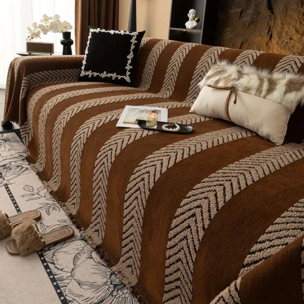 BowLift | Chevron Echo Line Sofa Cover