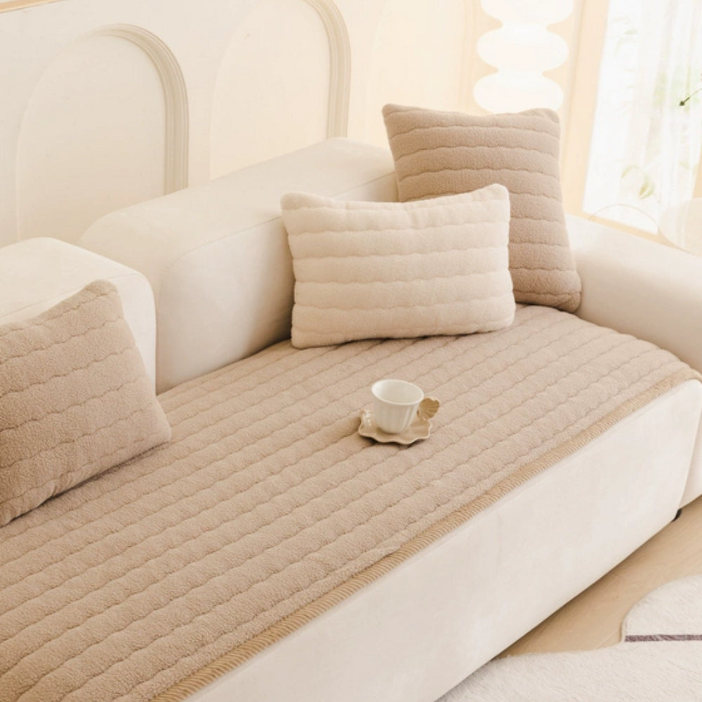 BowLift | Chic Thick Plush Sofa Cover