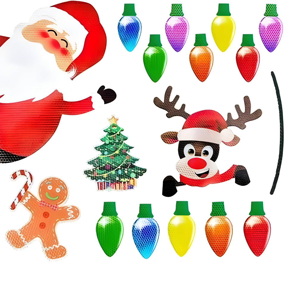 BowLift | Christmas Reflective Magnet Bulb Decorations