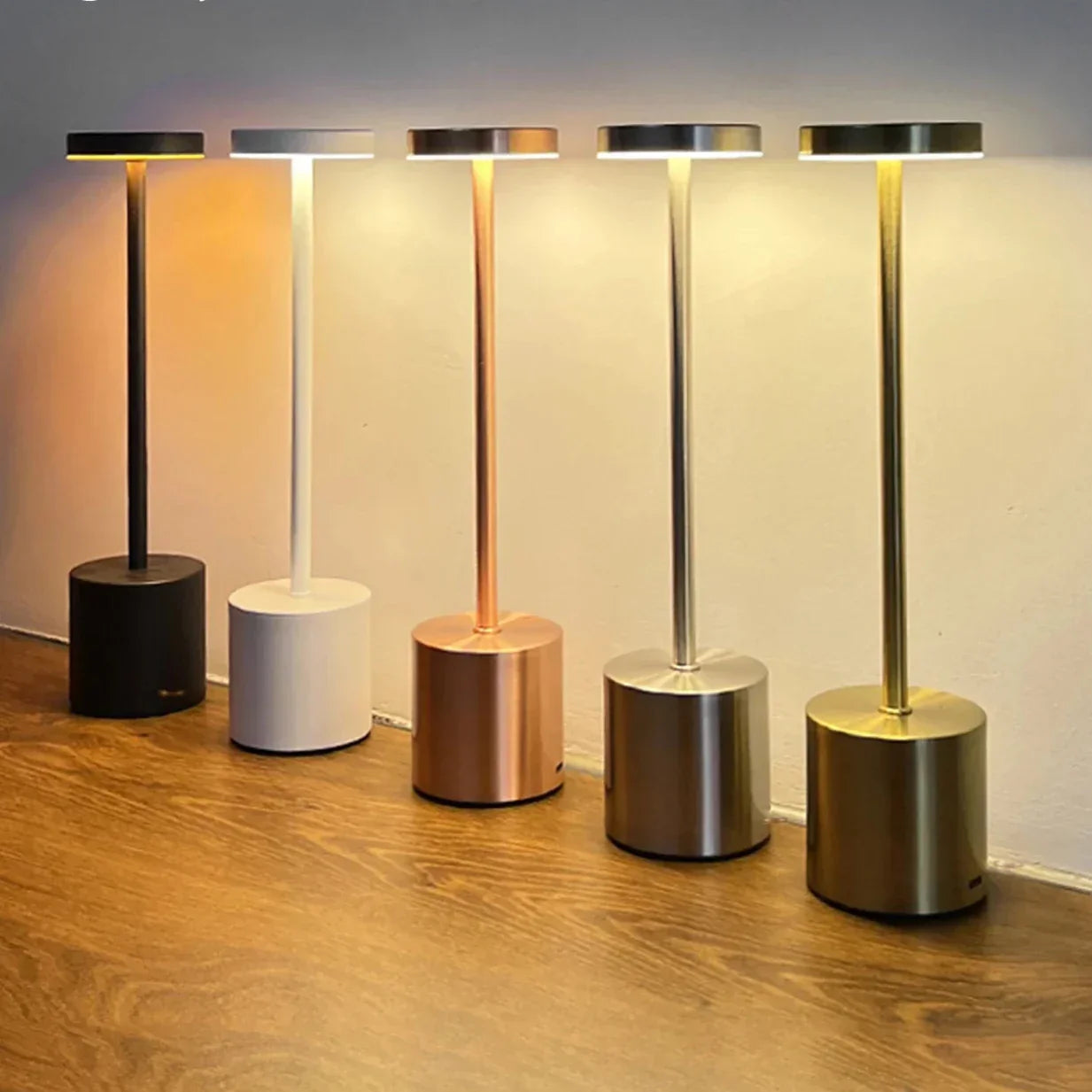 BowLift | Classic wireless lamp - Touch sensor LED desk lamp with 3 adjustable color temperatures