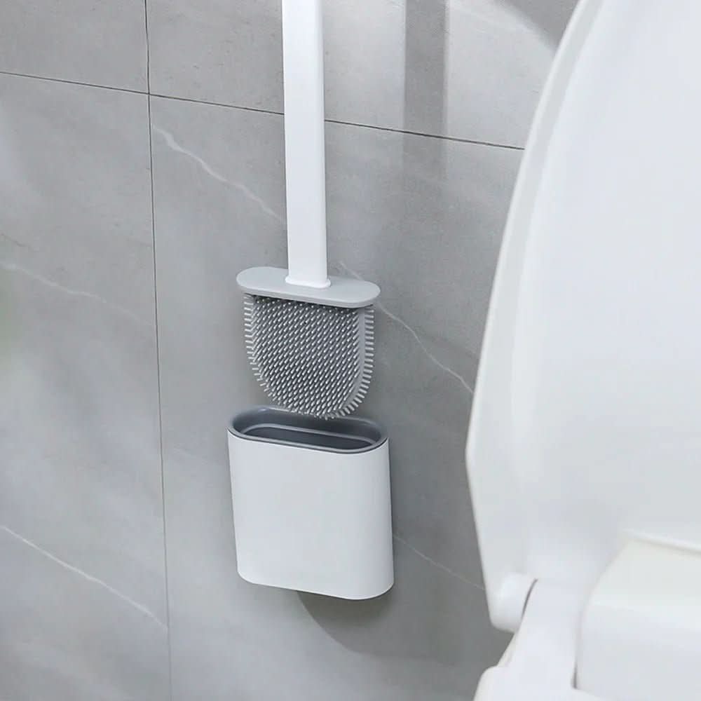 BowLift | Hygienic Silicone Toilet Brush with Wall Holder