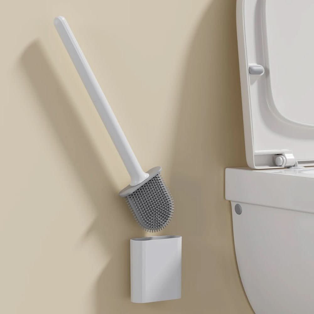 BowLift | Hygienic Silicone Toilet Brush with Wall Holder
