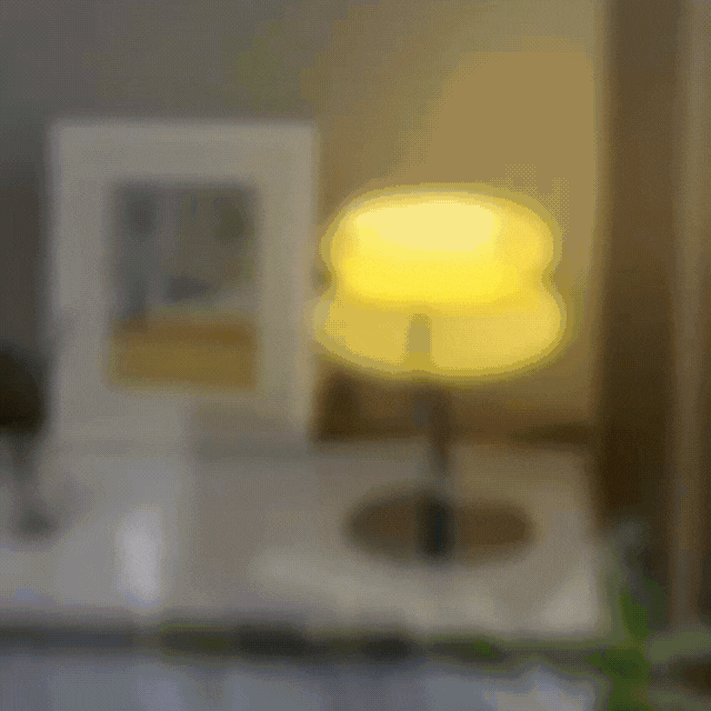 BowLift | GlamoraLite - Elegant Glass Table Lamp for Your Interior