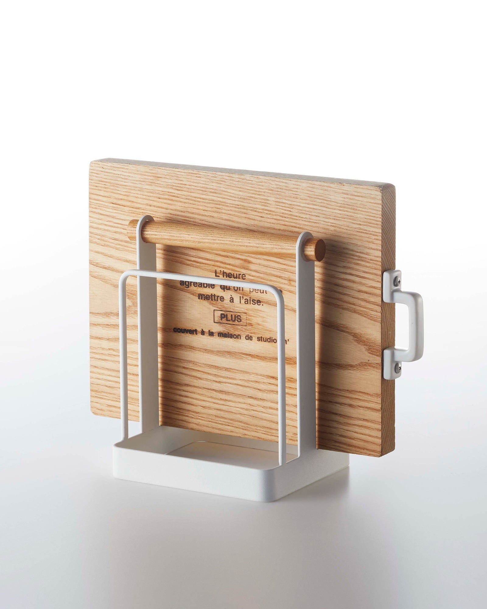 BowLift | Cutting board stand - Steel + Wood